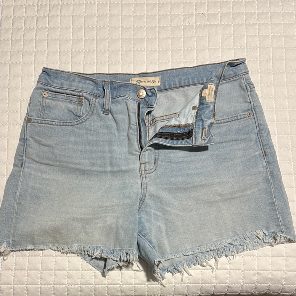 Madewell Light Blue Denim Shorts